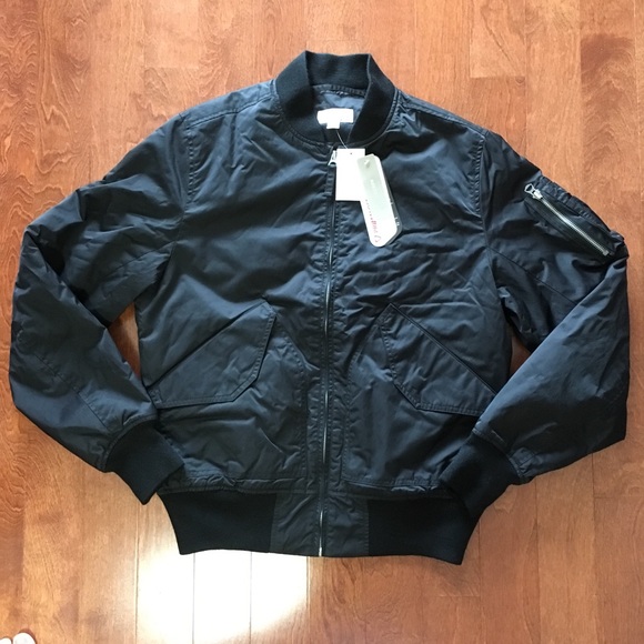 J. Crew Other - NWT J crew men navy blue bomber jacket size S